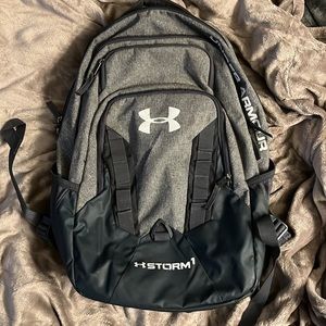 Gray Lightly Used Under Armour BackPack Storm